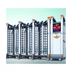 瀘州電動(dòng)伸縮門(mén)廠家   電動(dòng)伸縮門(mén)定制  西南商貿(mào)城電動(dòng)伸縮門(mén)