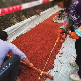 四川省都江堰市彩色生態(tài)透水混凝土地坪  山西太原市透水混凝土里面 透水混凝土施工價格 彩色透水混凝土材料生產(chǎn)廠家   壓?；炷敛牧蠌S家 透水粘接劑廠家送貨到工地