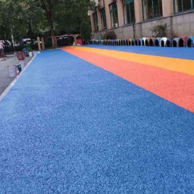 彩色透水混凝土 車(chē)行彩色透水混凝土道路 透水混泥土施工公司