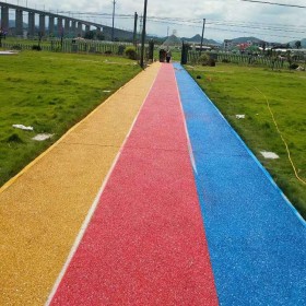荊州市 海綿透水地坪 彩色混凝土路 細粒式彩色混凝土 操場彩色混凝土 生態(tài)水泥混凝土 材料廠家直銷