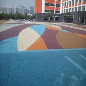鄭州市 生態(tài)透水混凝土 彩色強固透水混凝土 海綿城市透水砼 免費提供技術指導