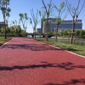 滁州市 生態(tài)透水混凝土 普通彩色透水混凝土 車行彩色透水混凝土路 施工單位