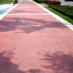 煙臺(tái)市 c30彩色透水混凝土 彩色透水地面 生態(tài)透水路面 透水砼 材料廠家直銷(xiāo)