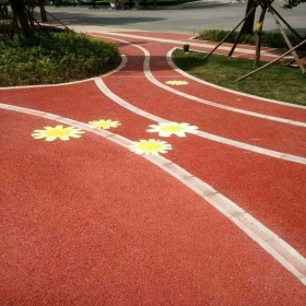 彩色地面透水路面 透氣透水混凝土 透水混凝土的地面 專(zhuān)業(yè)材料廠家直銷(xiāo)
