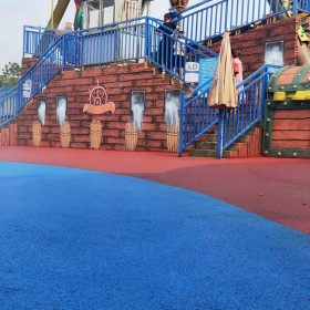 嘉峪關市 彩色地面混凝土 彩色透水砼路面 透水混凝土配合比 廠商定制