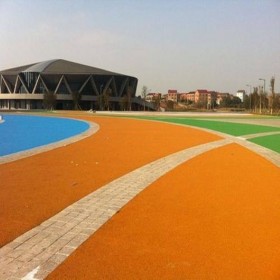 博樂市 彩色的透水地坪 生態(tài)透水砼 透水混凝土顏料 生產企業(yè)