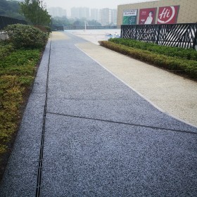崇州市 小區(qū)彩色路面 藝術(shù)彩色地坪 透水混凝土罩面劑 廠(chǎng)家直銷(xiāo) 送貨到工地